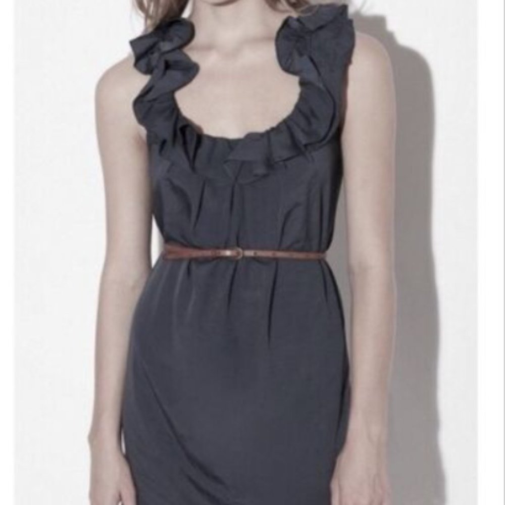 Urban Outfitters Pins and Needles Ruffle Mini Little Black Dress